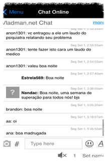 teste ansiedade chat